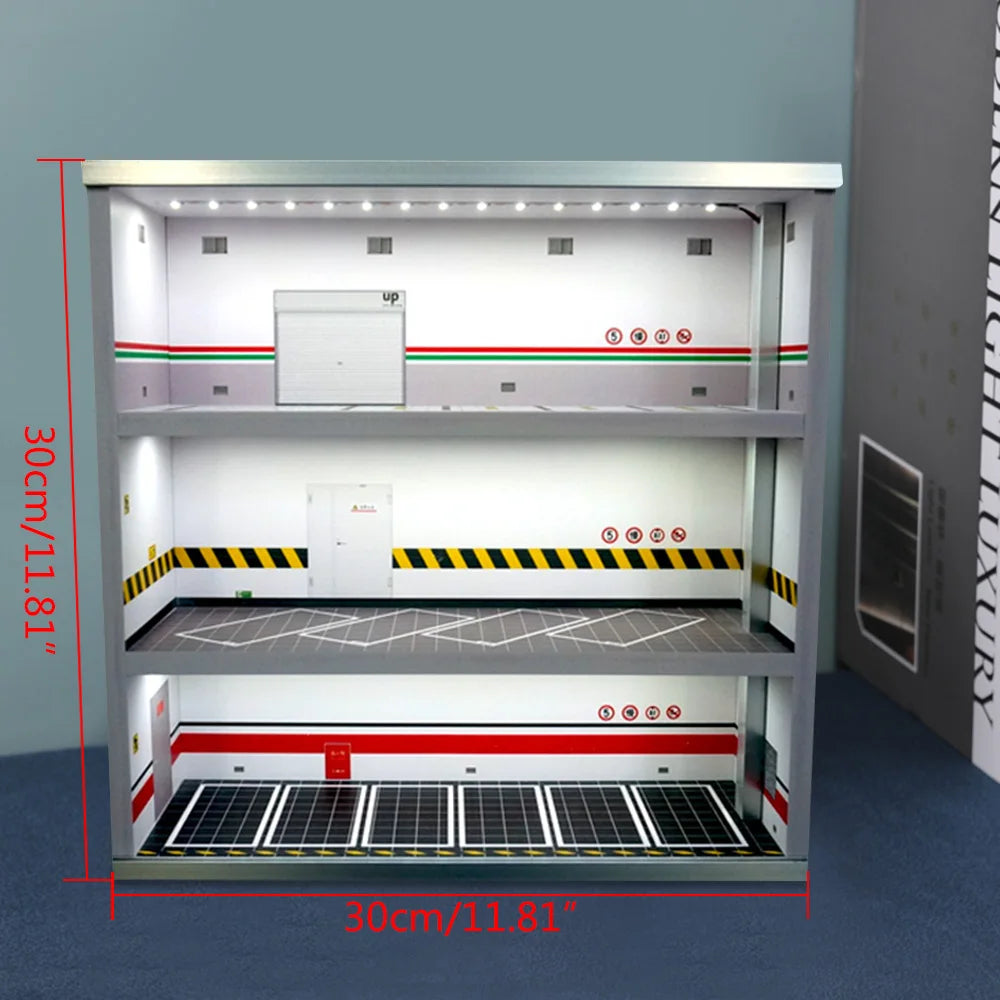 Acrylic Display Case Fit for 1:64 Mini Size Dust Proof Clear Box Cabinet 1/64 Action Figures Display Box