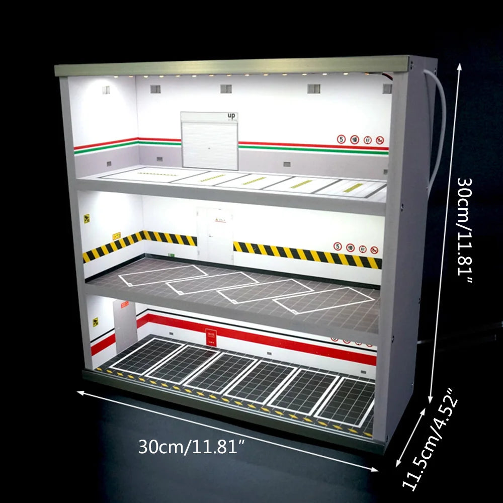 Acrylic Display Case Fit for 1:64 Mini Size Dust Proof Clear Box Cabinet 1/64 Action Figures Display Box