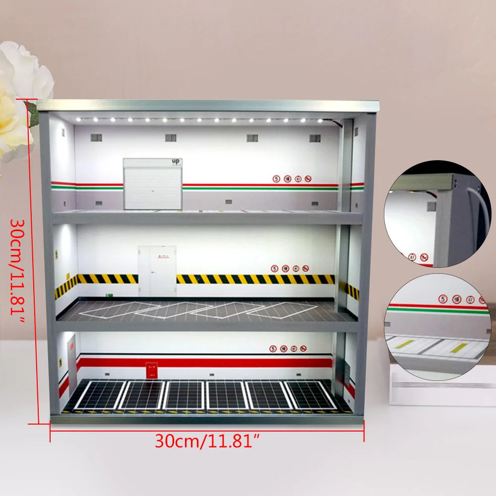 Acrylic Display Case Fit for 1:64 Mini Size Dust Proof Clear Box Cabinet 1/64 Action Figures Display Box