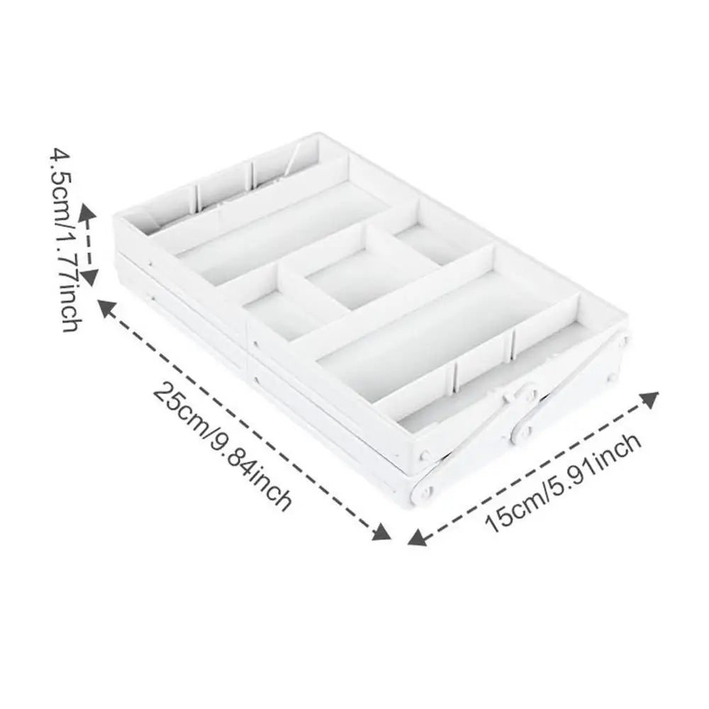 2/3 Tier Drawer Organizer Multi Level C-ollapsible Expandable Desk Organizer Trays For Office Supplies Kitchen Gadgets Utensils